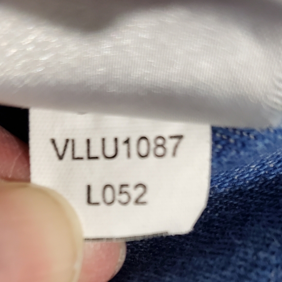 90s Villager Sport Denim Jacket Shirt Sz 3 ~ Pre-Owned With Removable Collar - Picture 14 of 16